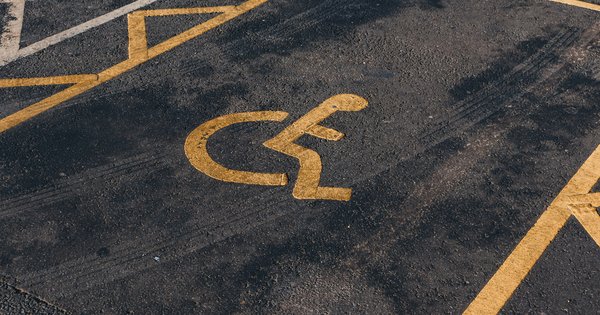 Disabled parking space